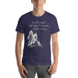 Lead By Example Haiku With Mountain Shrines on Unisex Premium T-Shirt - M-L