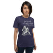 Lead By Example Haiku With Mountain Shrines on Unisex Premium T-Shirt - M-L