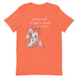 Lead By Example Haiku With Mountain Shrines on Unisex Premium T-Shirt - M-L