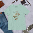 Matsuo Basho Haiku With Bonsai on Unisex Premium T-Shirt