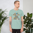 Baby Animals Keep Moving The World Forward on Unisex Premium T-Shirt - M-L