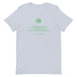 Binary Instructions To Keep Moving The World Forward With Venusian Earth In Green on Unisex Premium T-Shirt - M-L