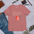 Believe To Win Haiku With Sun Tree on Unisex Premium T-Shirt