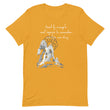 Lead By Example Haiku With Mountain Shrines on Unisex Premium T-Shirt - M-L