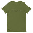 5813 Ventures Logo In Pearl on Unisex Premium T-Shirt - M-L