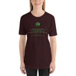 Binary Instructions To Keep Moving The World Forward With Venusian Earth In Green on Unisex Premium T-Shirt - 3XL-5XL