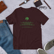 Binary Instructions To Keep Moving The World Forward With Venusian Earth In Green on Unisex Premium T-Shirt - 3XL-5XL