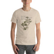 Matsuo Basho Haiku With Bonsai on Unisex Premium T-Shirt