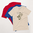 Matsuo Basho Haiku With Bonsai on Unisex Premium T-Shirt