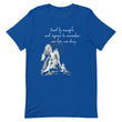 Lead By Example Haiku With Mountain Shrines on Unisex Premium T-Shirt - M-L