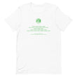 Binary Instructions To Keep Moving The World Forward With Venusian Earth In Green on Unisex Premium T-Shirt - M-L