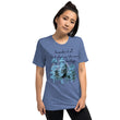 Remember Your Heritage Haiku With Trees on Unisex Tri-Blend Tee Shirt