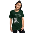 Lead By Example Haiku With Mountain Shrines on Unisex Tri-Blend Tee Shirt - XS-XL