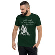 Lead By Example Haiku With Mountain Shrines on Unisex Tri-Blend Tee Shirt - XS-XL