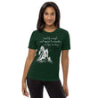 Lead By Example Haiku With Mountain Shrines on Unisex Tri-Blend Tee Shirt - XS-XL