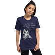 Lead By Example Haiku With Mountain Shrines on Unisex Tri-Blend Tee Shirt - 2XL-4XL