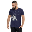 Lead By Example Haiku With Mountain Shrines on Unisex Tri-Blend Tee Shirt - 2XL-4XL