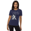 Lead By Example Haiku With Mountain Shrines on Unisex Tri-Blend Tee Shirt - 2XL-4XL