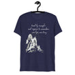 Lead By Example Haiku With Mountain Shrines on Unisex Tri-Blend Tee Shirt - 2XL-4XL