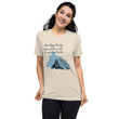 Dream Bigger Haiku With Mountains on Unisex Tri-Blend Tee Shirt