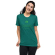 Binary Instructions To Keep Moving The World Forward With Venusian Earth In Green on Unisex Tri-Blend Tee Shirt