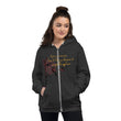 Life Is An Encore Haiku With Wren on Unisex Zip Hoodie