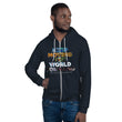 Environmental Causes Keep Moving The World Forward on Unisex Zip Hoodie