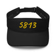 5813 In Gold Embroidery on Visor