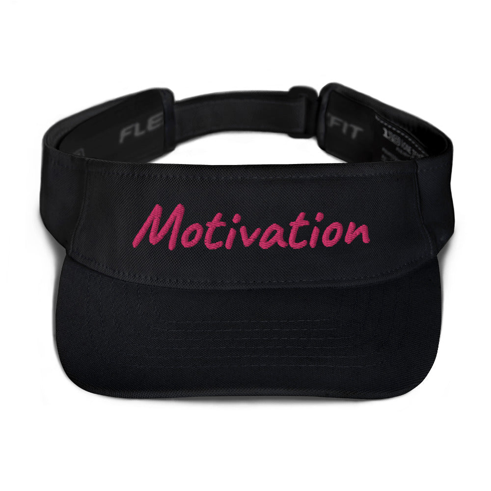 Motivation In Star Rose Quartz Embroidery on Visor