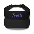 Truth In Amethyst Embroidery on Visor