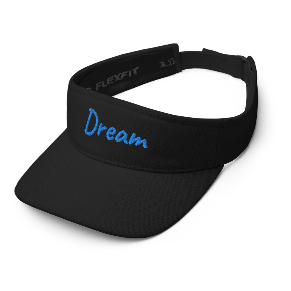 Dream In Sapphire Embroidery on Visor