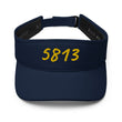 5813 In Gold Embroidery on Visor