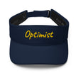 Optimist In Gold Embroidery on Visor