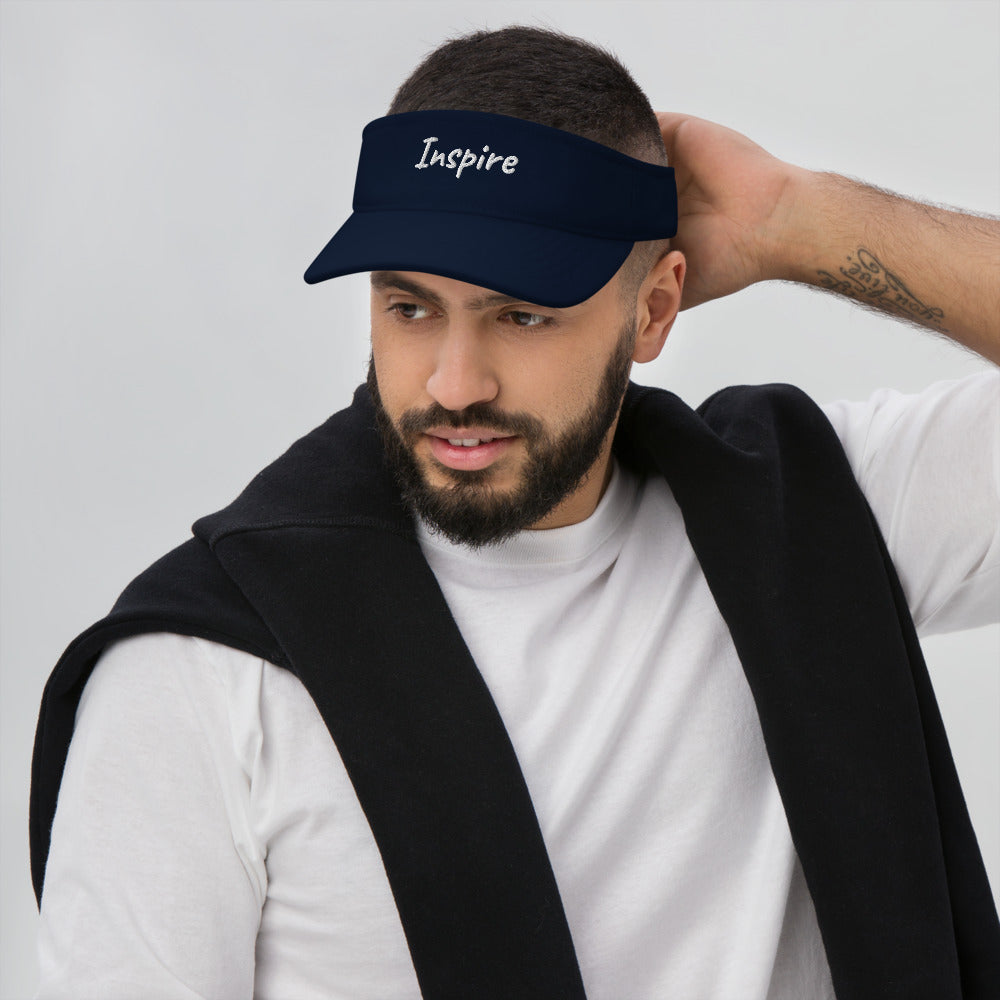 Inspire In Diamond Embroidery on Visor