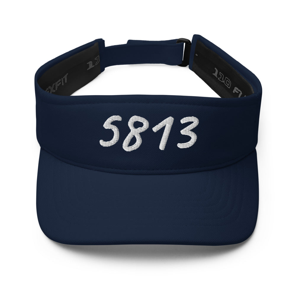 5813 In Pearl Embroidery on Visor