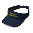 Keep Moving The World Forward In Gold Embroidery on Visor