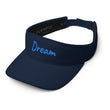 Dream In Sapphire Embroidery on Visor