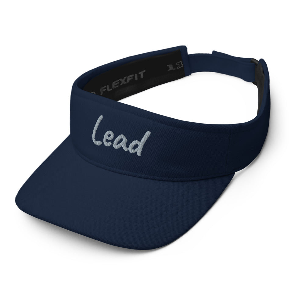 Lead In Silver Embroidery on Visor