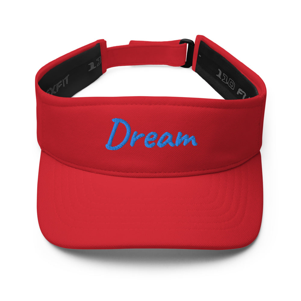 Dream In Sapphire Embroidery on Visor