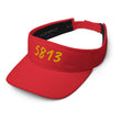 5813 In Gold Embroidery on Visor