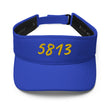 5813 In Gold Embroidery on Visor