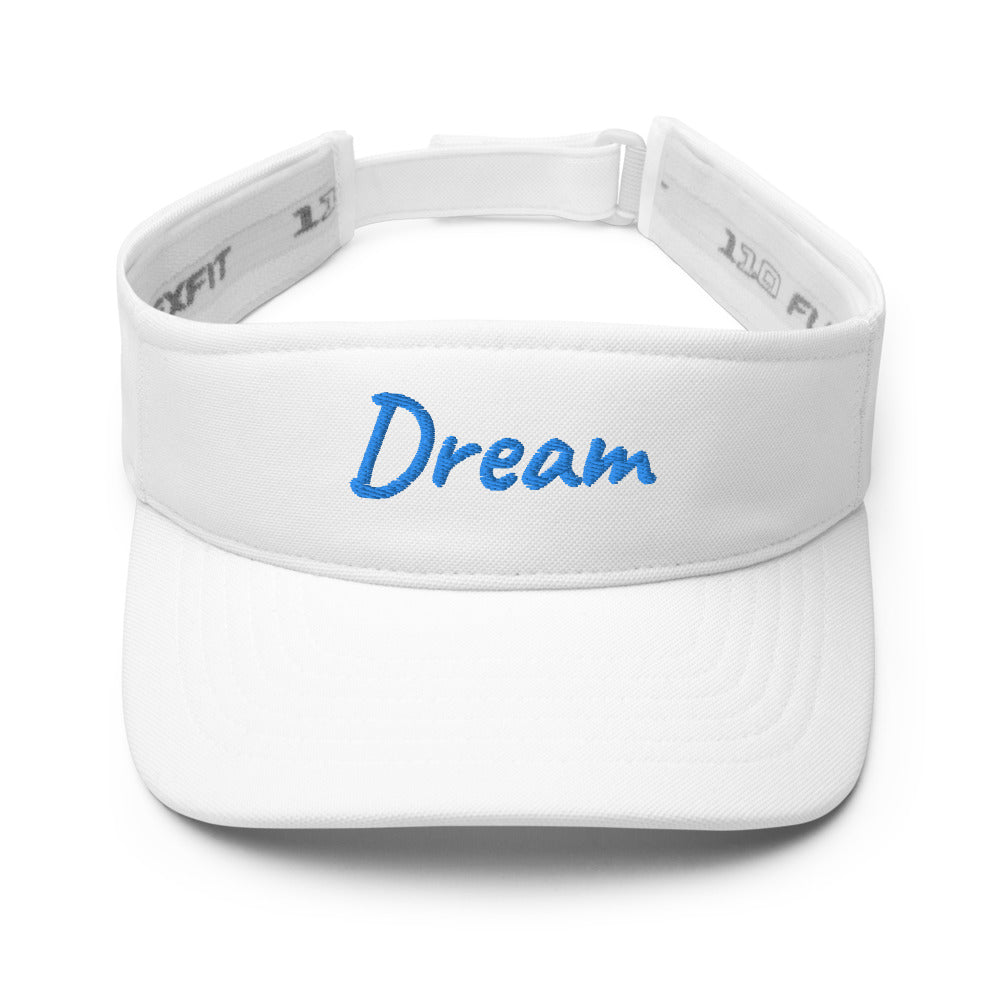 Dream In Sapphire Embroidery on Visor