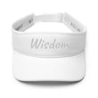 Wisdom In Marble Embroidery on Visor