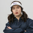 Believe In Amethyst Embroidery on Visor