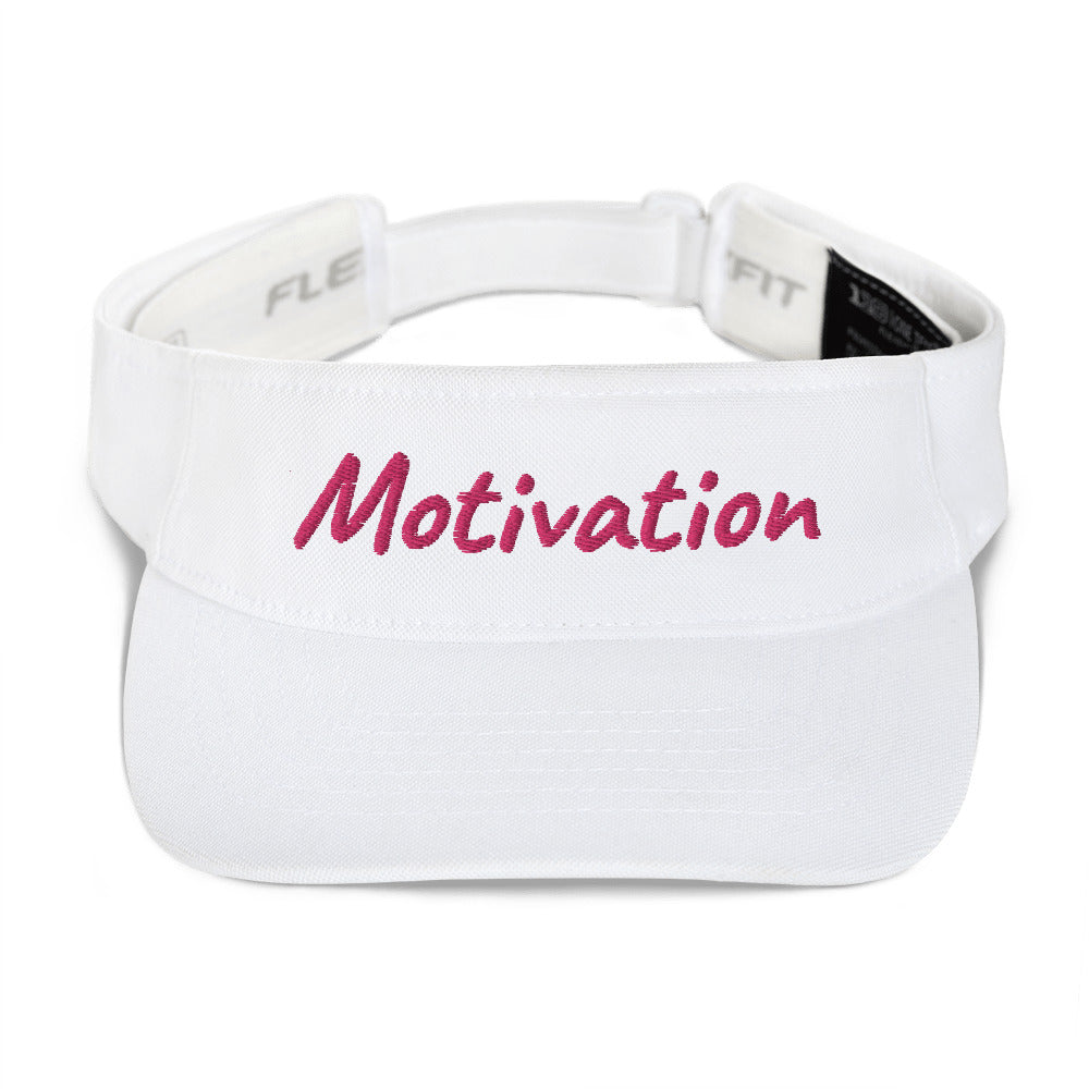 Motivation In Star Rose Quartz Embroidery on Visor