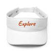 Explore In Amber Embroidery on Visor