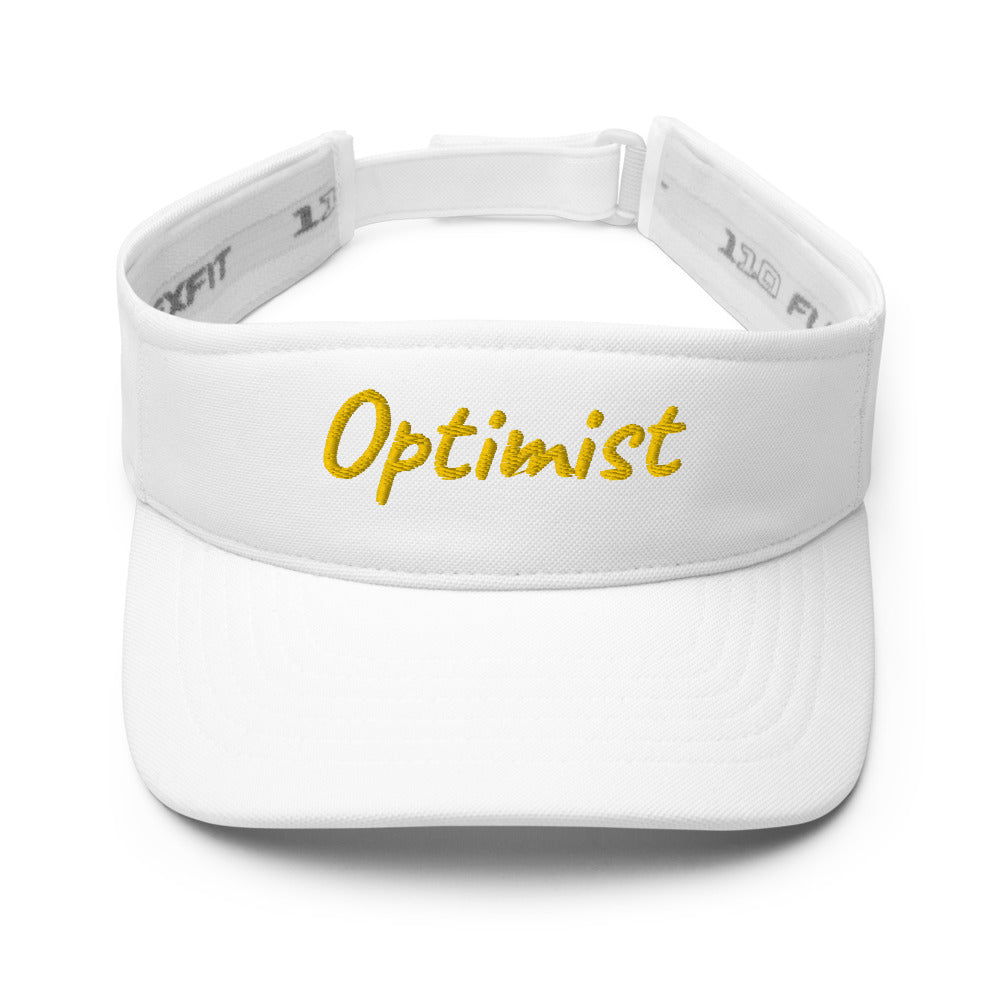 Optimist In Gold Embroidery on Visor