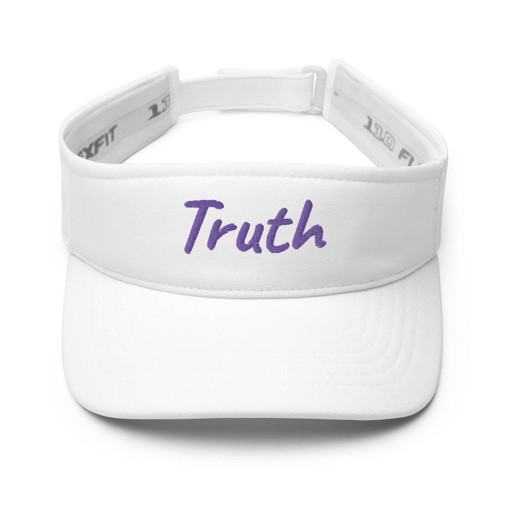 Truth In Amethyst Embroidery on Visor