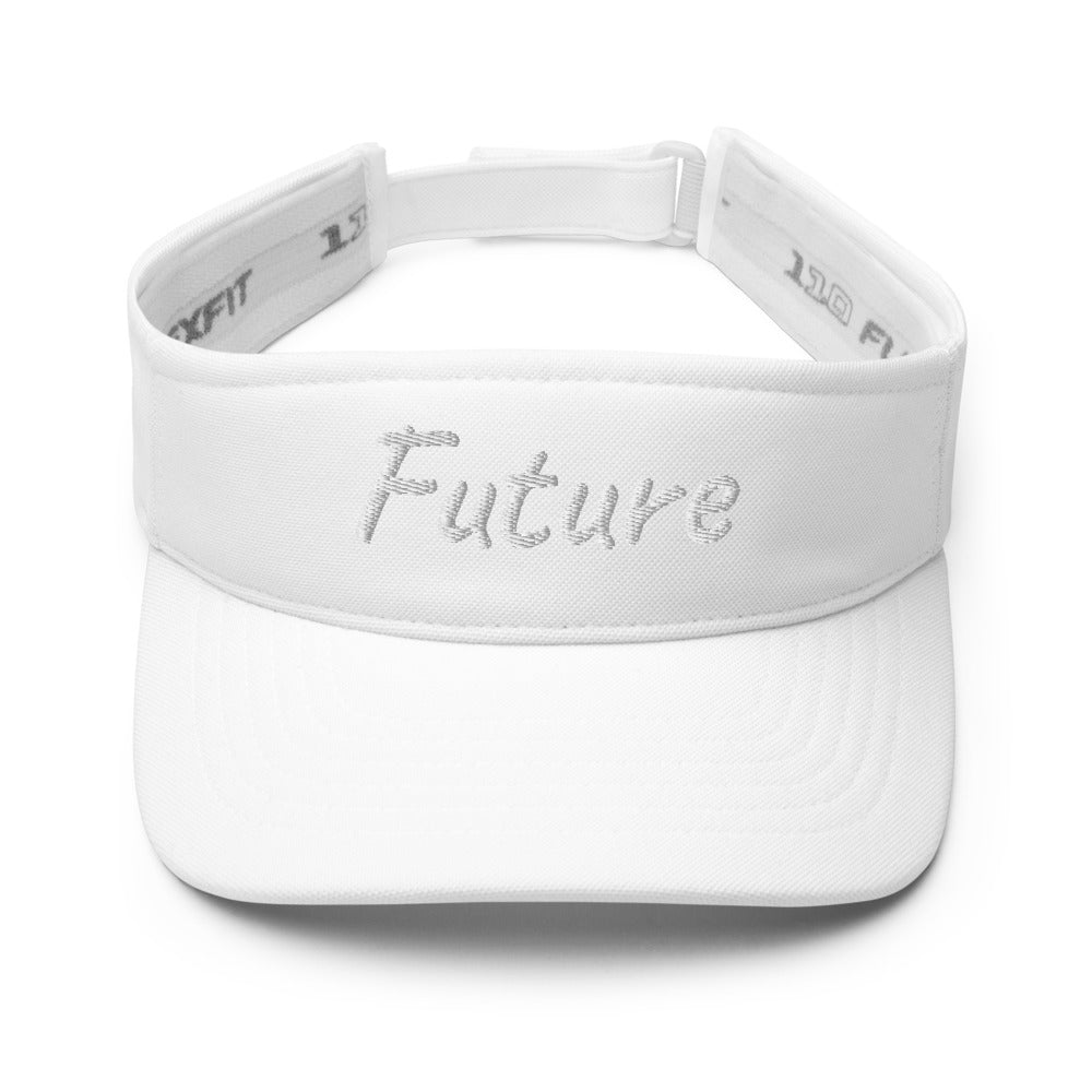 Future In Pearl Embroidery on Visor