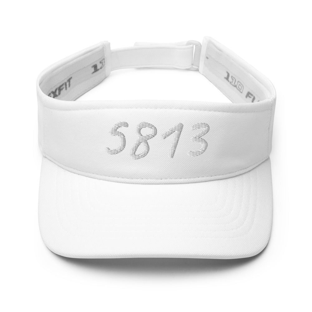 5813 In Pearl Embroidery on Visor